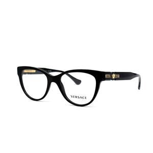 NEW VERSACE VE3304 GB1 BLACK EYEGLASSES FRAME